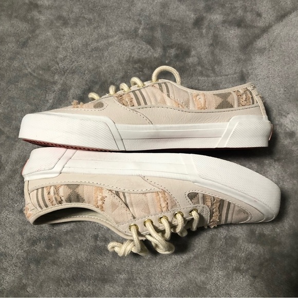 SPERRY TOP-SIDER Cream White Southwestern Pattern Women size - Picture 4 of 15